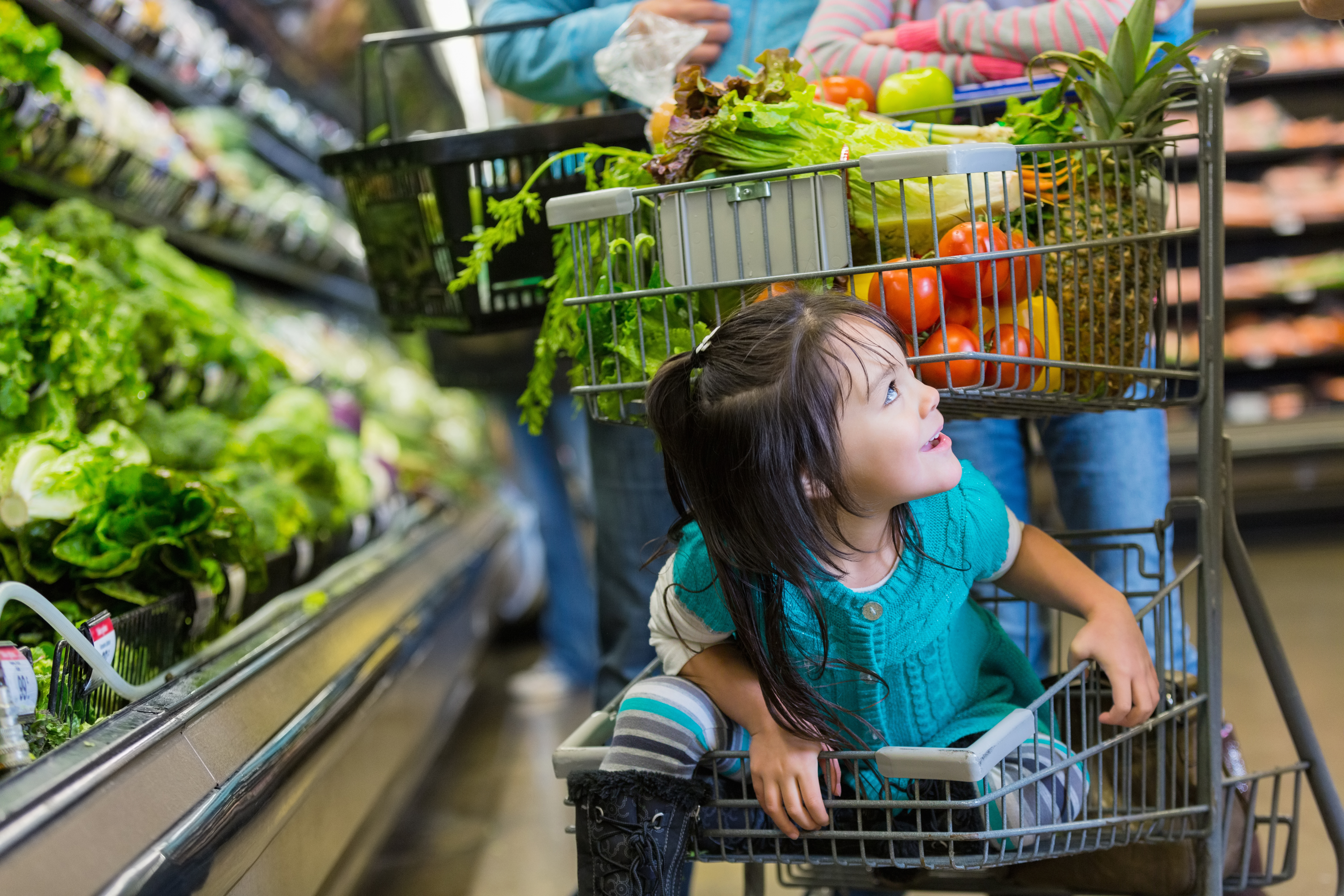 Photo of child in supermarket